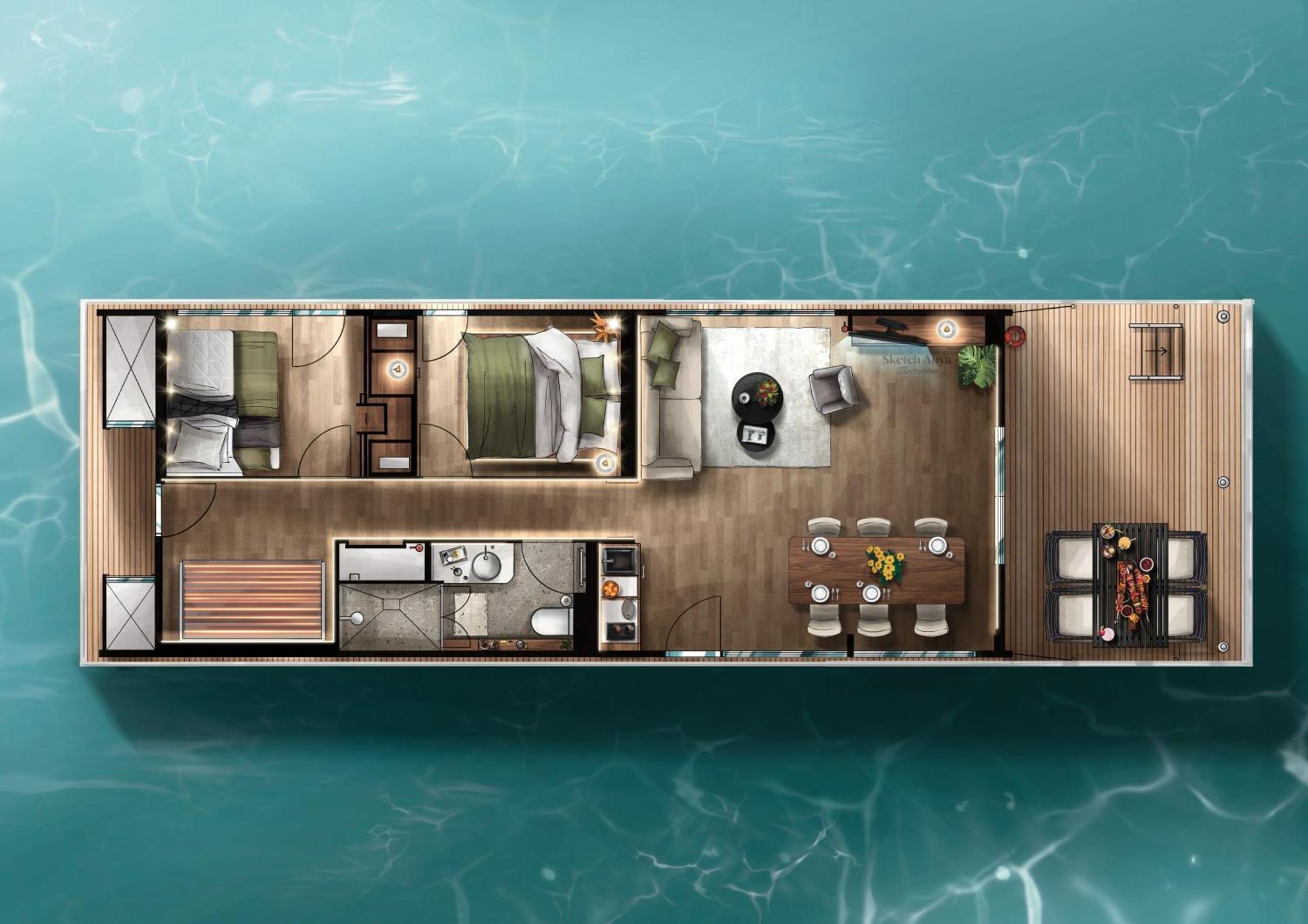 Hausboote Am Lankenauer Hoeft